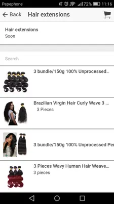 HairStyles android App screenshot 2